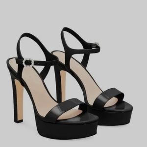 NEW Stuart Weitzman Dazzle 130 Platform Patient Sandal Size 7.5